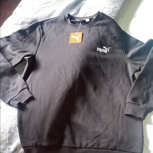 NEW! Puma Men's Charcoal Crewneck Sweater